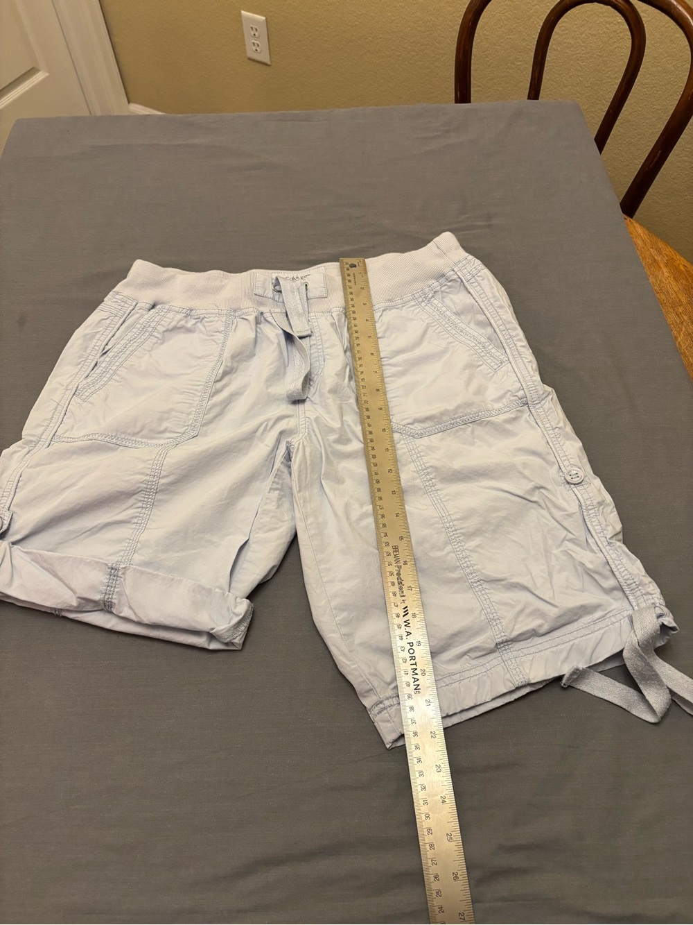 Calvin Klein women's cargo shorts Light Blue Large